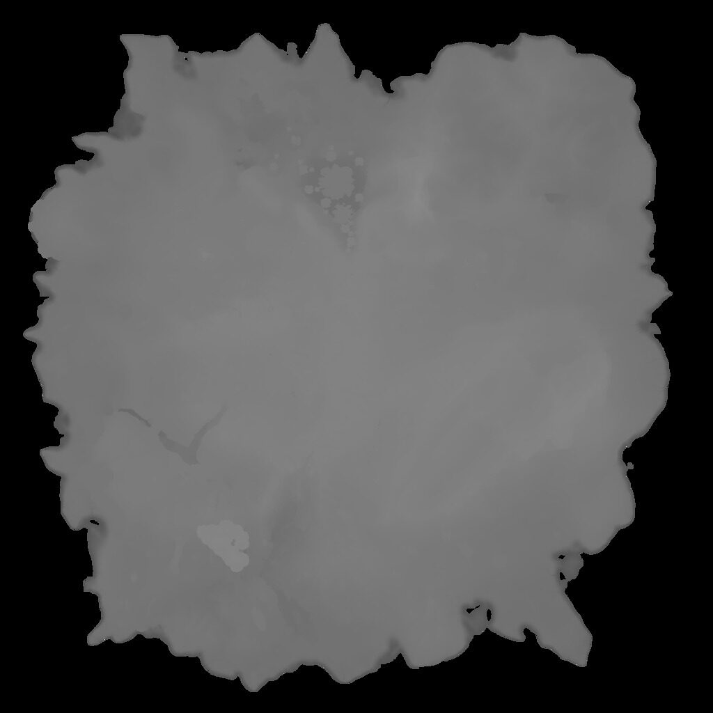 Grayscale heightmap of the game map